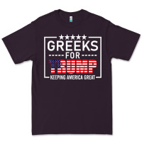 Plum greeks for trump conservative gift trump 2020 re election t shirt Premium Tee - linhVisuals