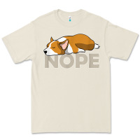 Bone nope lazy corgi Premium Tee - linhVisuals