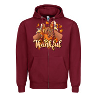 Burgundy Thankful black girl sneakers Zipper Hoodie - RanaPortraitStore