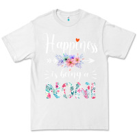 White happiness is being a noni ever women floral decor Premium Tee - linhVisuals