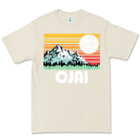 Bone ojai california mountains & sun retro 80s graphic Premium Tee - linhVisuals