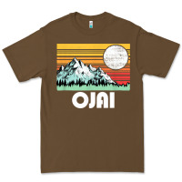 Cacao ojai california mountains & sun retro 80s graphic Premium Tee - linhVisuals