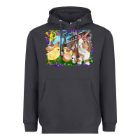 Smoke easter farm chicks and bunny Heavyweight Hoodie - RanaPortraitStore