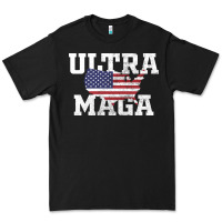 Black ULTRA MAGA Premium Tee - linhVisuals
