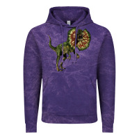 Cloud Purple Dilophosaurus Vintage Hoodie - LillyAllenDesigns