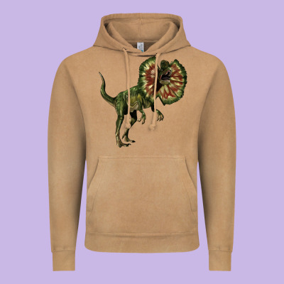 Dilophosaurus Vintage Hoodie Designed By Lillyallendesigns