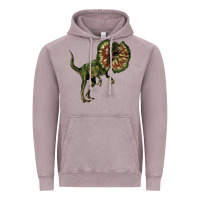 Vintage Zinc Dilophosaurus Vintage Hoodie - LillyAllenDesigns