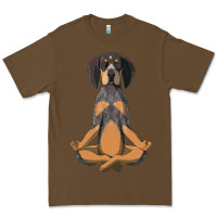 Cacao yoga fitness bluetick coonhound dog 363 bodybuilding Premium Tee - linhVisuals