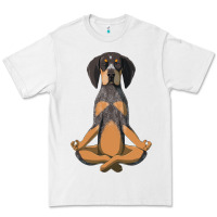 White yoga fitness bluetick coonhound dog 363 bodybuilding Premium Tee - linhVisuals
