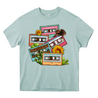 Arona 90s country caassette tapes Heavy Core Tee - OliviaCreatesArt