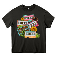 Asphalt 90s country caassette tapes Heavy Core Tee - OliviaCreatesArt
