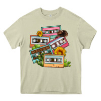 Mossy 90s country caassette tapes Heavy Core Tee - OliviaCreatesArt