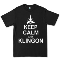 Black keep calm and klingon Premium Tee - linhVisuals