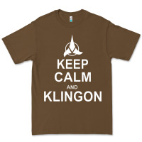Cacao keep calm and klingon Premium Tee - linhVisuals