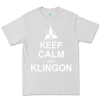 Dove Grey keep calm and klingon Premium Tee - linhVisuals