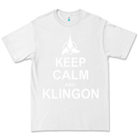 White keep calm and klingon Premium Tee - linhVisuals