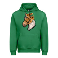 Emerald floral horse Urban Hoodie - Jasminsmagicworld