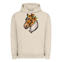Pigment French Oak floral horse Urban Hoodie - Jasminsmagicworld