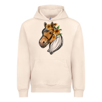Sandshell floral horse Urban Hoodie - Jasminsmagicworld
