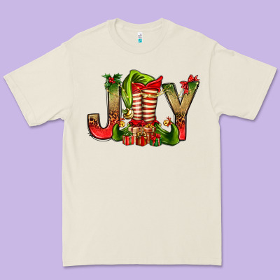Joy Christmas With Elf Bbs Premium Tee Designed By Bundleandbundleshop