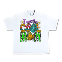 White I'm The Cool Mom Urban Heavy Tee - CowhideDigitalArt