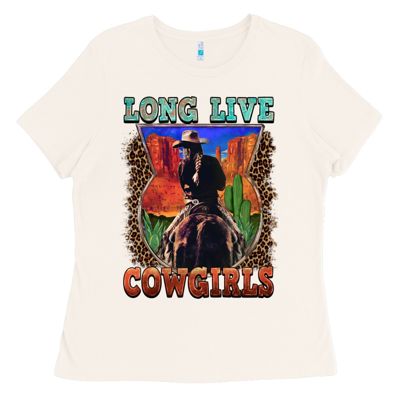 Long Live Cowgirls Ladies Tee by FaDigitalArtStudio | Teevron