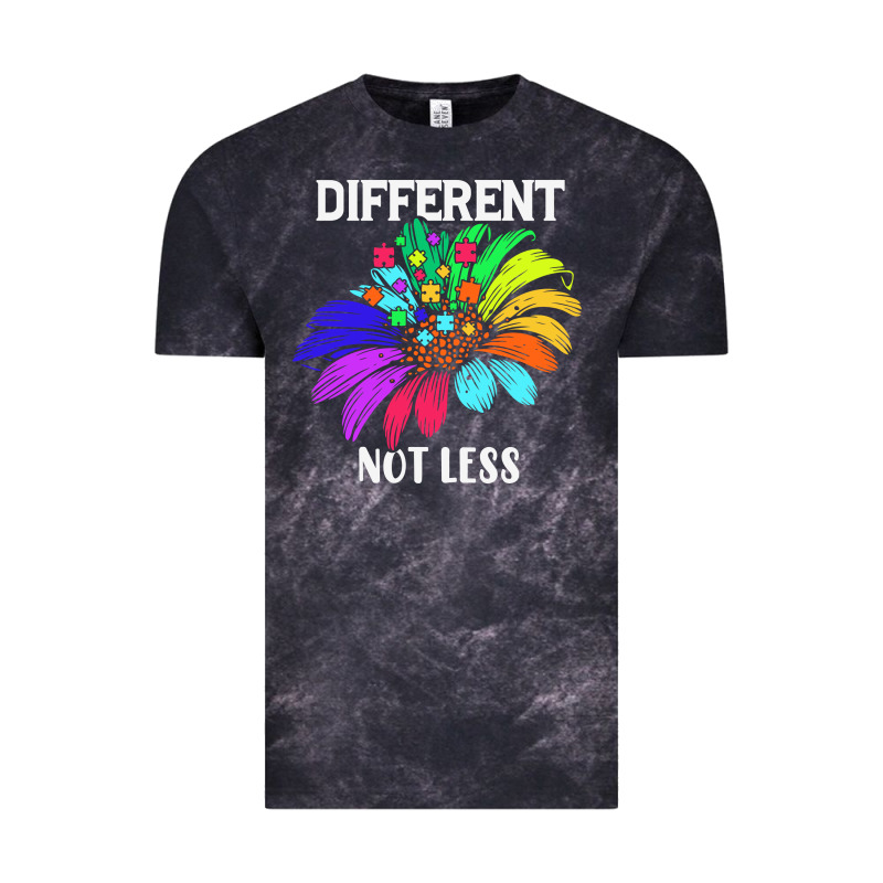 Different Not Less Daisy Autism Puzzle Vintage Tee by CowhideDigitalArt | Teevron