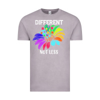 Vintage Zinc Different Not Less Daisy Autism Puzzle Vintage Tee - CowhideDigitalArt