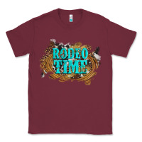 Burgundy rodeo time  with leopard and cowhide Classic Tee - Artiststas