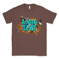 Chestnut rodeo time  with leopard and cowhide Classic Tee - Artiststas