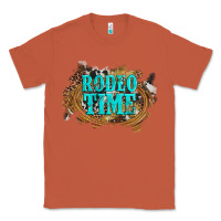 Copper rodeo time  with leopard and cowhide Classic Tee - Artiststas