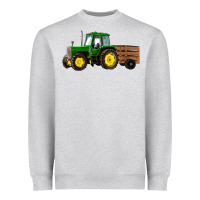 Heather Grey farm tractor Heavyweight Sweatshirt - RanaPortraitStore