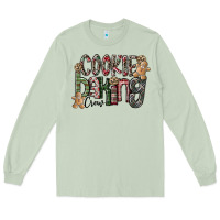 Matcha Cookie Baking Crew Long Sleeve Tee - CowhideDigitalArt
