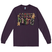 Plum Cookie Baking Crew Long Sleeve Tee - CowhideDigitalArt