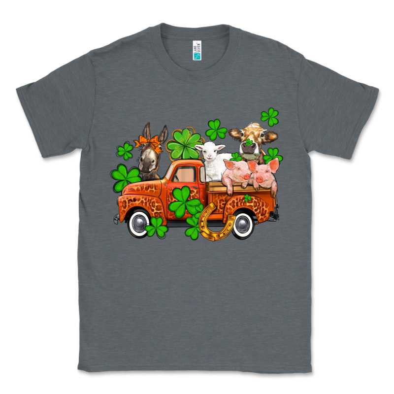 St. Patrick's Farm Animals And Truck Classic Tee by OliviaCreatesArt | Teevron