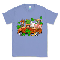 Colony Blue St. Patrick's farm animals and truck Classic Tee - OliviaCreatesArt