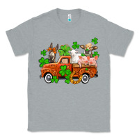 Heather Grey St. Patrick's farm animals and truck Classic Tee - OliviaCreatesArt