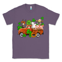 Lavender St. Patrick's farm animals and truck Classic Tee - OliviaCreatesArt