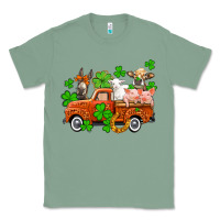 Sage St. Patrick's farm animals and truck Classic Tee - OliviaCreatesArt