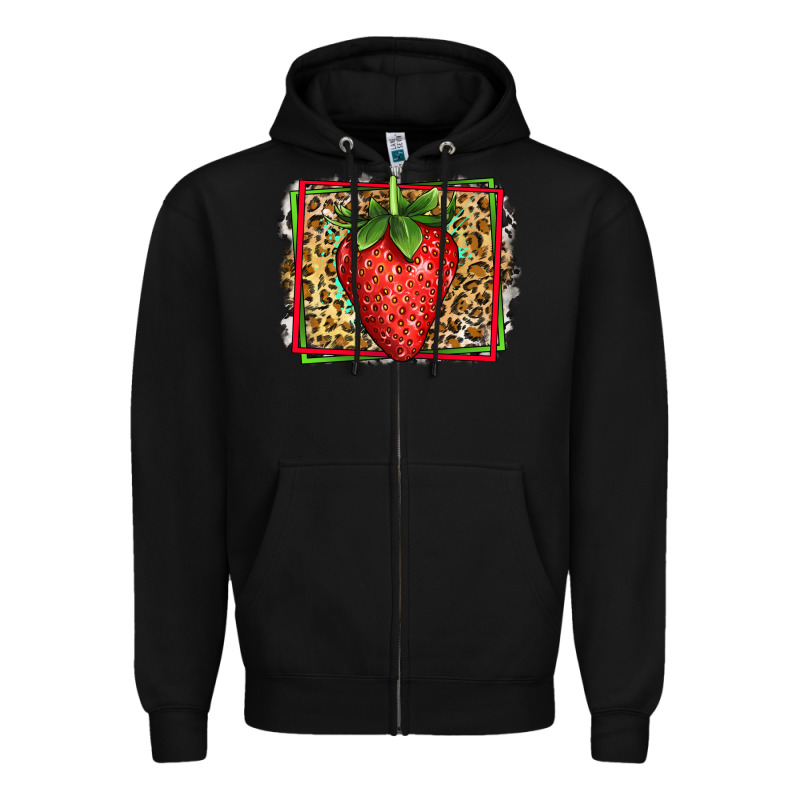 Strawberry Summer Zipper Hoodie by Jasminsmagicworld | Teevron