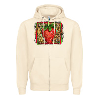 Sandshell strawberry summer Zipper Hoodie - Jasminsmagicworld