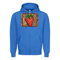 True Royal strawberry summer Zipper Hoodie - Jasminsmagicworld