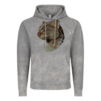 Cloud Rock Jaguarundi Head Vintage Hoodie - LillyAllenDesigns