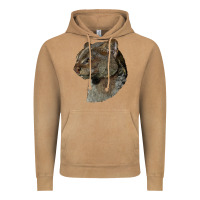 Vintage Camel Jaguarundi Head Vintage Hoodie - LillyAllenDesigns