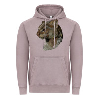 Vintage Zinc Jaguarundi Head Vintage Hoodie - LillyAllenDesigns