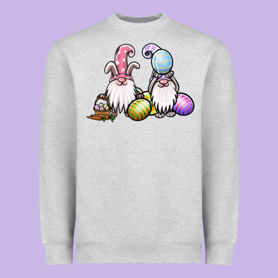 Easter Gnomes Heavyweight Sweatshirt Designed By Jasminsmagicworld