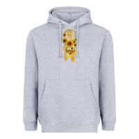 Heather Grey childhood cancer awareness dreamcatcher Heavyweight Hoodie - Jasminsmagicworld