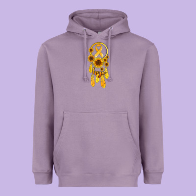 Childhood Cancer Awareness Dreamcatcher Heavyweight Hoodie Designed By Jasminsmagicworld