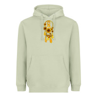 Matcha childhood cancer awareness dreamcatcher Heavyweight Hoodie - Jasminsmagicworld