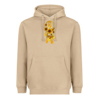 Mushroom childhood cancer awareness dreamcatcher Heavyweight Hoodie - Jasminsmagicworld
